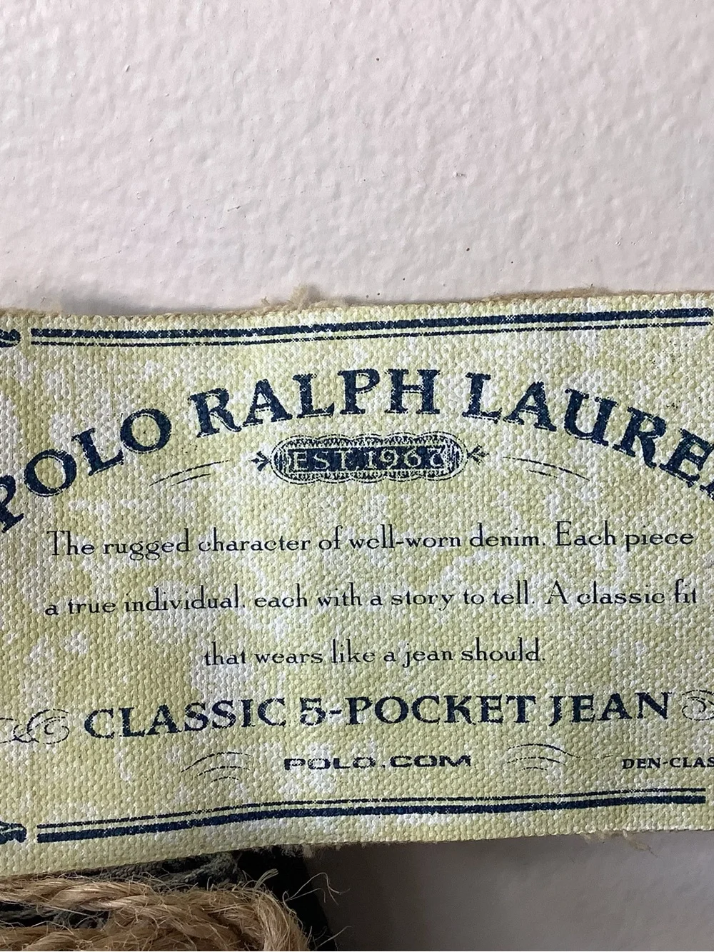 Polo Ralph Lauren Jeans Men Made In USA Authentic Dungarees.